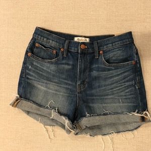 Madewell High Rise Denim Shorts
